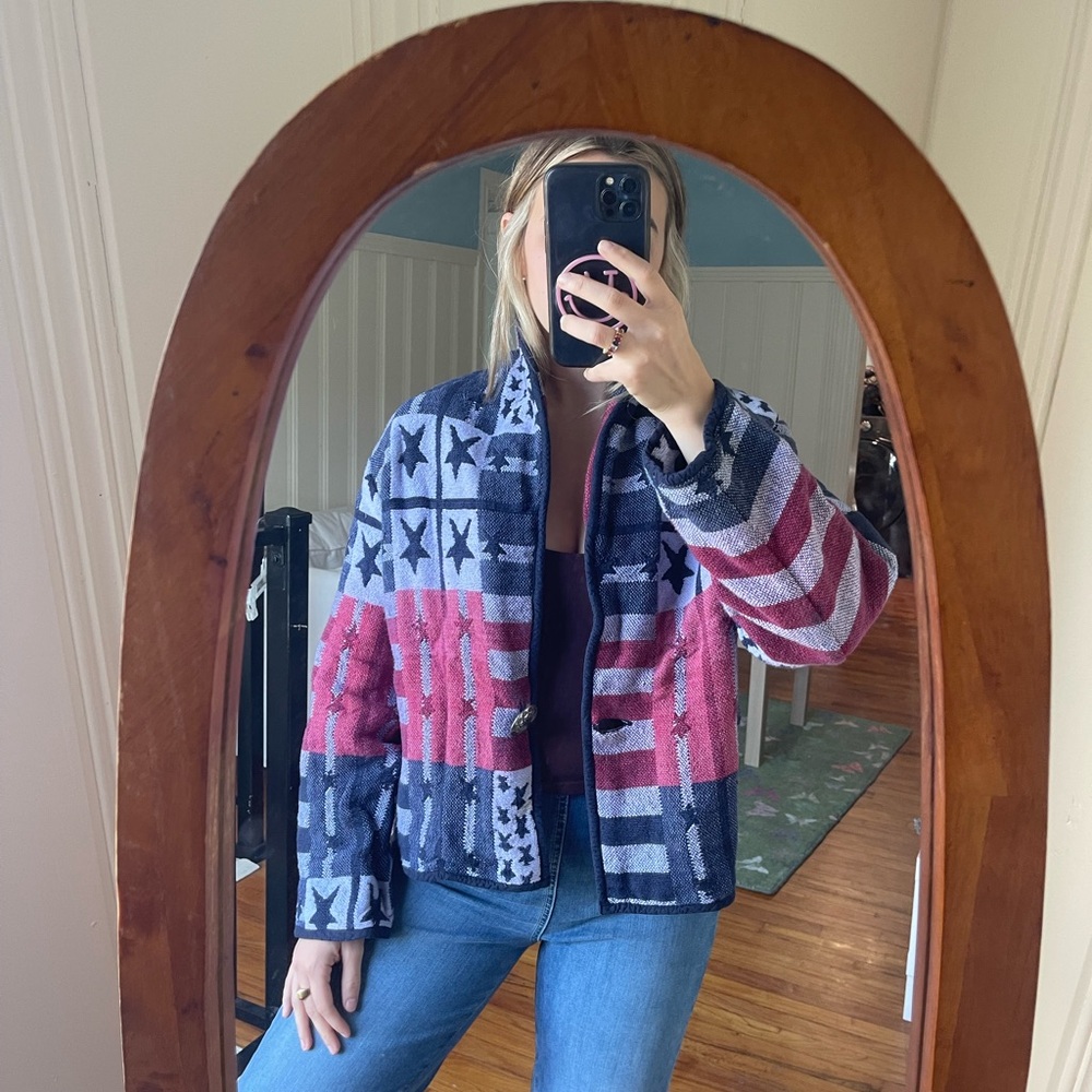 Stylish Multicolor Teddy Jacket - image 1